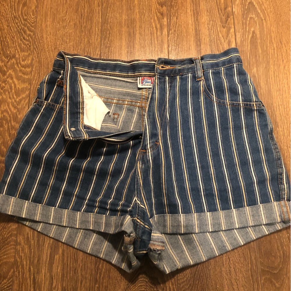 Vintage Pinstripe Shorts
